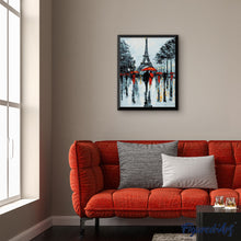 Charger l'image dans la galerie, peinture par numéros | Couples romantiques près de la Tour Eiffel | intermédiaire, ville | FiguredArt