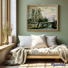 Charger l'image dans la galerie, peinture par numéros | Vue de Notre-Dame et Pont | complexe, ville | FiguredArt