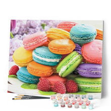 Charger l'image dans la galerie, peinture par numéros | Macarons | complexe, cuisine | FiguredArt