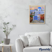 Charger l'image dans la galerie, peinture par numéros | Petit Village grec | france, intermédiaire, paysages | FiguredArt