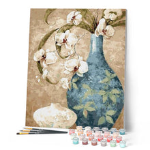 Charger l'image dans la galerie, peinture par numéros | Vases Précieux | fleurs, intermédiaire | FiguredArt