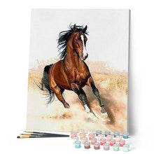 Charger l'image dans la galerie, peinture par numéros | Cheval en plein élan | animaux, chevaux, facile | FiguredArt