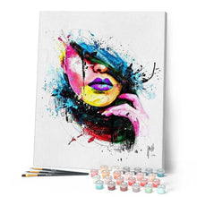 Charger l'image dans la galerie, peinture par numéros | Visage de Femme | complexe, france, portrait, romantique | FiguredArt