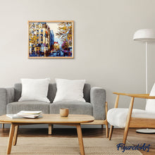 Charger l'image dans la galerie, peinture par numéros | Ville en Automne | intermédiaire, ville | FiguredArt