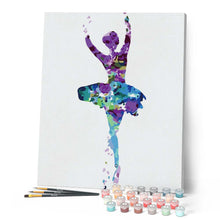 Charger l'image dans la galerie, peinture par numéros | Ballet en couleur | danse, intermédiaire | FiguredArt