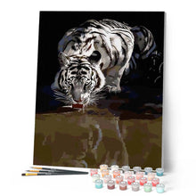Charger l'image dans la galerie, peinture par numéros | Reflet Tigre | animaux, intermédiaire, tigres | FiguredArt