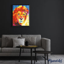 Charger l'image dans la galerie, peinture par numéros | Grand Lion coloré | animaux, facile, france, lions | FiguredArt