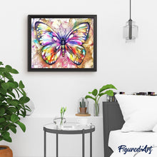 Charger l'image dans la galerie, peinture par numéros | Papillon coloré | animaux, complexe, france, papillons | FiguredArt