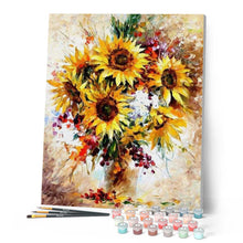 Charger l'image dans la galerie, peinture par numéros | Jolis Tournesols | fleurs, france, intermédiaire | FiguredArt