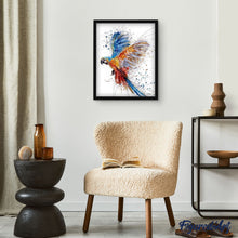 Charger l'image dans la galerie, peinture par numéros | Perroquet en plein Vol | animaux, complexe, france, oiseaux, perroquets | FiguredArt