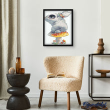 Charger l'image dans la galerie, peinture par numéros | Petit Lapin et Champignon | animaux, enfants, facile, lapins | FiguredArt