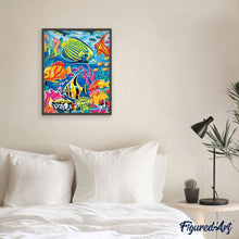 Charger l'image dans la galerie, peinture par numéros | Poissons d’aquarium | animaux, intermédiaire, poissons | FiguredArt