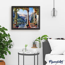 Charger l'image dans la galerie, peinture par numéros | Une Déesse au bord de l’eau | complexe, france, paysages | FiguredArt