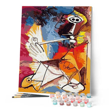 Charger l'image dans la galerie, peinture par numéros | Homme à la Pipe | facile, portrait | FiguredArt