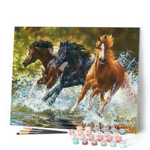 Charger l'image dans la galerie, peinture par numéros | Chevaux de Camargue | animaux, chevaux, france, intermédiaire | FiguredArt
