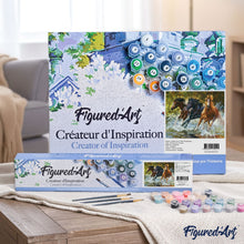 Charger l'image dans la galerie, peinture par numéros | Chevaux de Camargue | animaux, chevaux, france, intermédiaire | FiguredArt