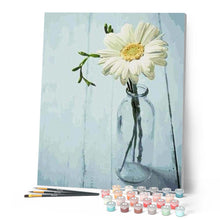 Charger l'image dans la galerie, peinture par numéros | Pâquerette blanche | fleurs, intermédiaire | FiguredArt