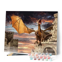 Charger l'image dans la galerie, peinture par numéros | Dragon et Donjon | animaux, dragons, intermédiaire | FiguredArt
