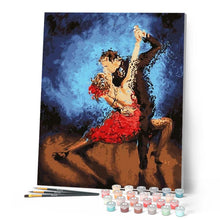 Charger l'image dans la galerie, peinture par numéros | Tango Enflammé | danse, intermédiaire, romantique | FiguredArt