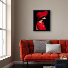 Charger l'image dans la galerie, peinture par numéros | La Femme en rouge | facile, portrait | FiguredArt