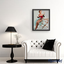 Charger l'image dans la galerie, peinture par numéros | Pin-up Miss Sylvania | femmes pin-up nouveautés facile | FiguredArt