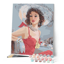 Charger l'image dans la galerie, peinture par numéros | Beauté élégante | intermédiaire, portrait, romantique | FiguredArt