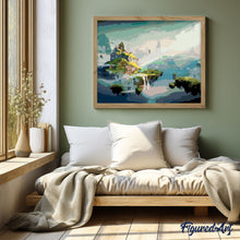 Charger l'image dans la galerie, peinture par numéros | Arc-en-ciel et Montagnes | complexe, envies d’ailleurs, montagnes, paysages | FiguredArt