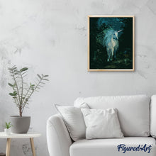 Charger l'image dans la galerie, peinture par numéros | Licorne blanche | animaux, complexe, licornes, paysages | FiguredArt
