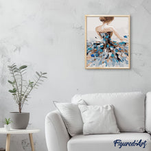Charger l'image dans la galerie, peinture par numéros | Danseuse Classique de dos | romantique danse femmes nouveautés complexe | FiguredArt