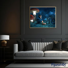 Charger l'image dans la galerie, peinture par numéros | Lutin et Dragon | animaux, complexe, dragons, films | FiguredArt