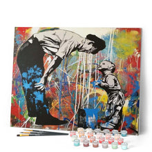 Charger l'image dans la galerie, peinture par numéros | Père et Fils | complexe, portrait | FiguredArt