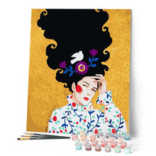 Charger l'image dans la galerie, peinture par numéros | Femme et Chevelure | femmes portrait nouveautés intermédiaire | FiguredArt