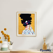 Charger l'image dans la galerie, peinture par numéros | Femme et Chevelure | femmes portrait nouveautés intermédiaire | FiguredArt