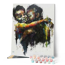 Charger l'image dans la galerie, peinture par numéros | Amour paternel | complexe, portrait | FiguredArt