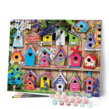 Charger l'image dans la galerie, peinture par numéros | Cabanes à oiseaux | animaux oiseaux nouveautés complexe | FiguredArt