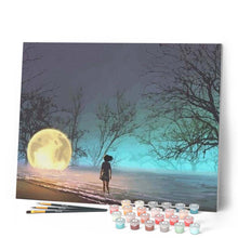 Charger l'image dans la galerie, peinture par numéros | Décrocher la Lune | intermédiaire, paysages | FiguredArt