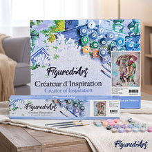 Charger l'image dans la galerie, peinture par numéros | Éléphant en couleur | animaux, complexe, france, éléphants | FiguredArt