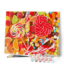 Charger l'image dans la galerie, peinture par numéros | Bonbons et Fruits | cuisine nouveautés complexe | FiguredArt