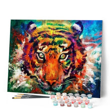 Charger l'image dans la galerie, peinture par numéros | Tigre et Couleurs | animaux, complexe, tigres | FiguredArt