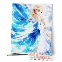 Charger l'image dans la galerie, peinture par numéros | Princesse en bleu | intermédiaire | FiguredArt