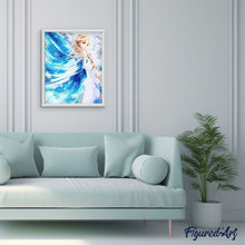 Charger l'image dans la galerie, peinture par numéros | Princesse en bleu | intermédiaire | FiguredArt