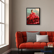 Charger l'image dans la galerie, peinture par numéros | Robe rouge | complexe, romantique | FiguredArt