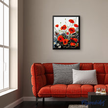 Charger l'image dans la galerie, peinture par numéros | Coquelicots rouges | facile, fleurs | FiguredArt