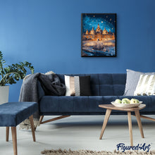 Charger l'image dans la galerie, peinture par numéros | Femme en Robe et Grand bâtiment | romantique ville nouveautés complexe | FiguredArt