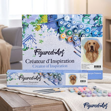Charger l'image dans la galerie, peinture par numéros | Tête de Chien | animaux, chiens, intermédiaire | FiguredArt
