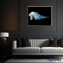 Charger l'image dans la galerie, peinture par numéros | Ours polaire abstrait | animaux, facile, ours | FiguredArt