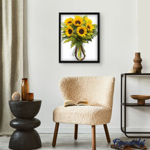 Charger l'image dans la galerie, peinture par numéros | Jaune Tournesol | complexe, fleurs | FiguredArt
