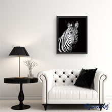 Charger l'image dans la galerie, peinture par numéros | Zèbre blanc et noir | animaux, facile, zèbres | FiguredArt