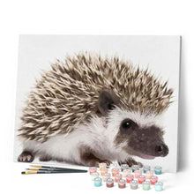 Charger l'image dans la galerie, peinture par numéros | Petit Hérisson | animaux, hérissons, intermédiaire | FiguredArt
