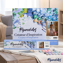 Charger l'image dans la galerie, peinture par numéros | Femme dénudée et grand Soleil | france, intermédiaire, nu | FiguredArt